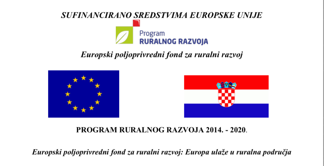 Program ruralnog razvoja — sufinancirano sredstvima Europske unije